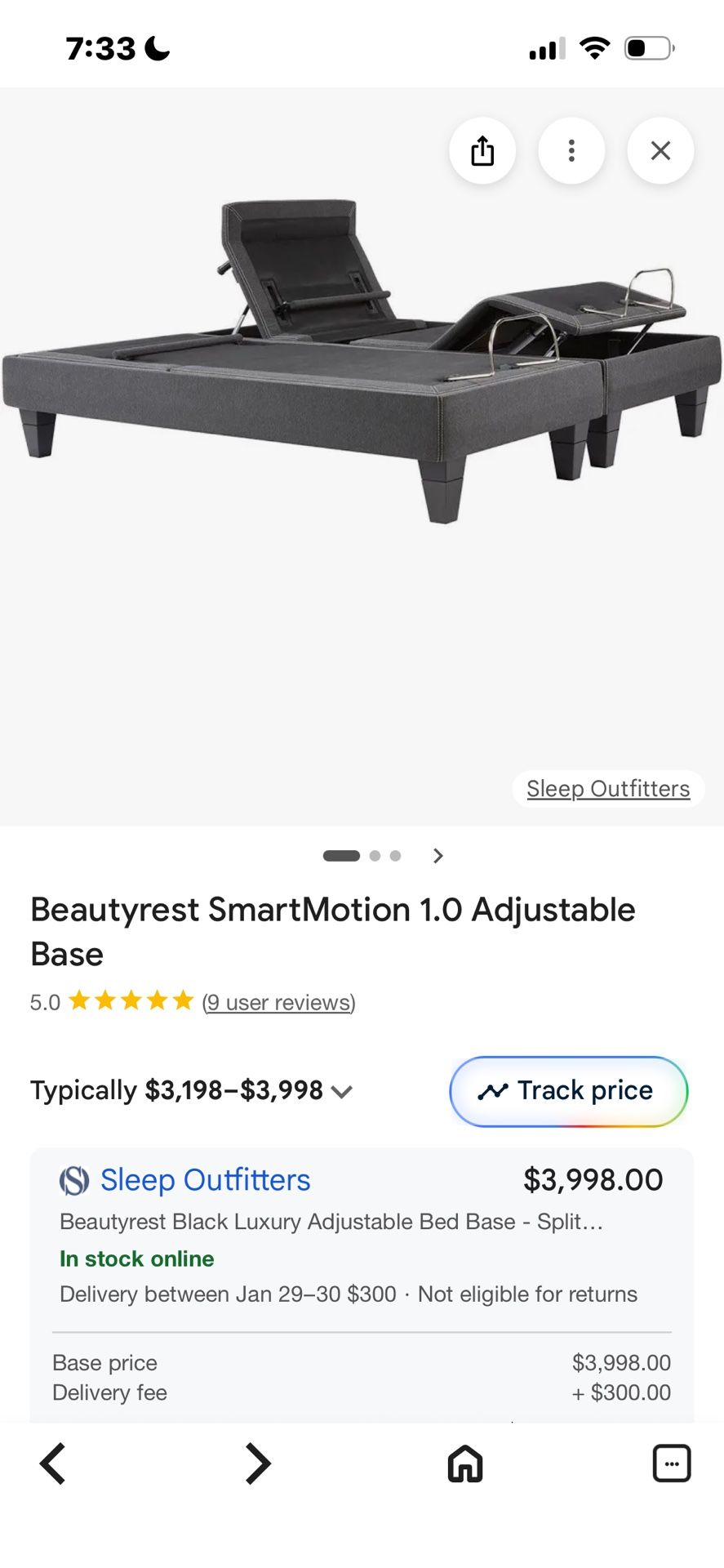 Beauty Rest Smart Motion Base 1.0 Bed Frame