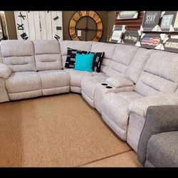 C1S07_  Power Reclining Sectional Fully Loaded 