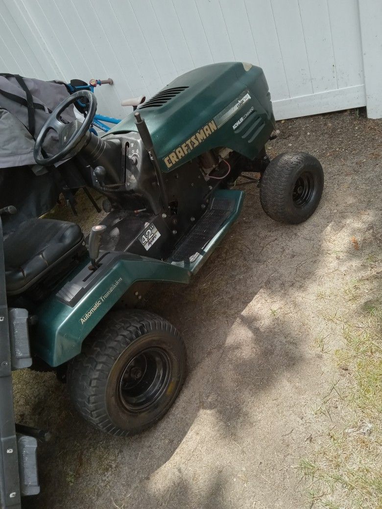 Automatic Mower With Kohler Runs Cuts Needs Druve Belt Fixed