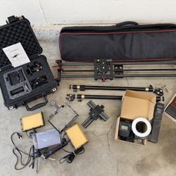 Neewer Motorized Camera Slider and accessories package