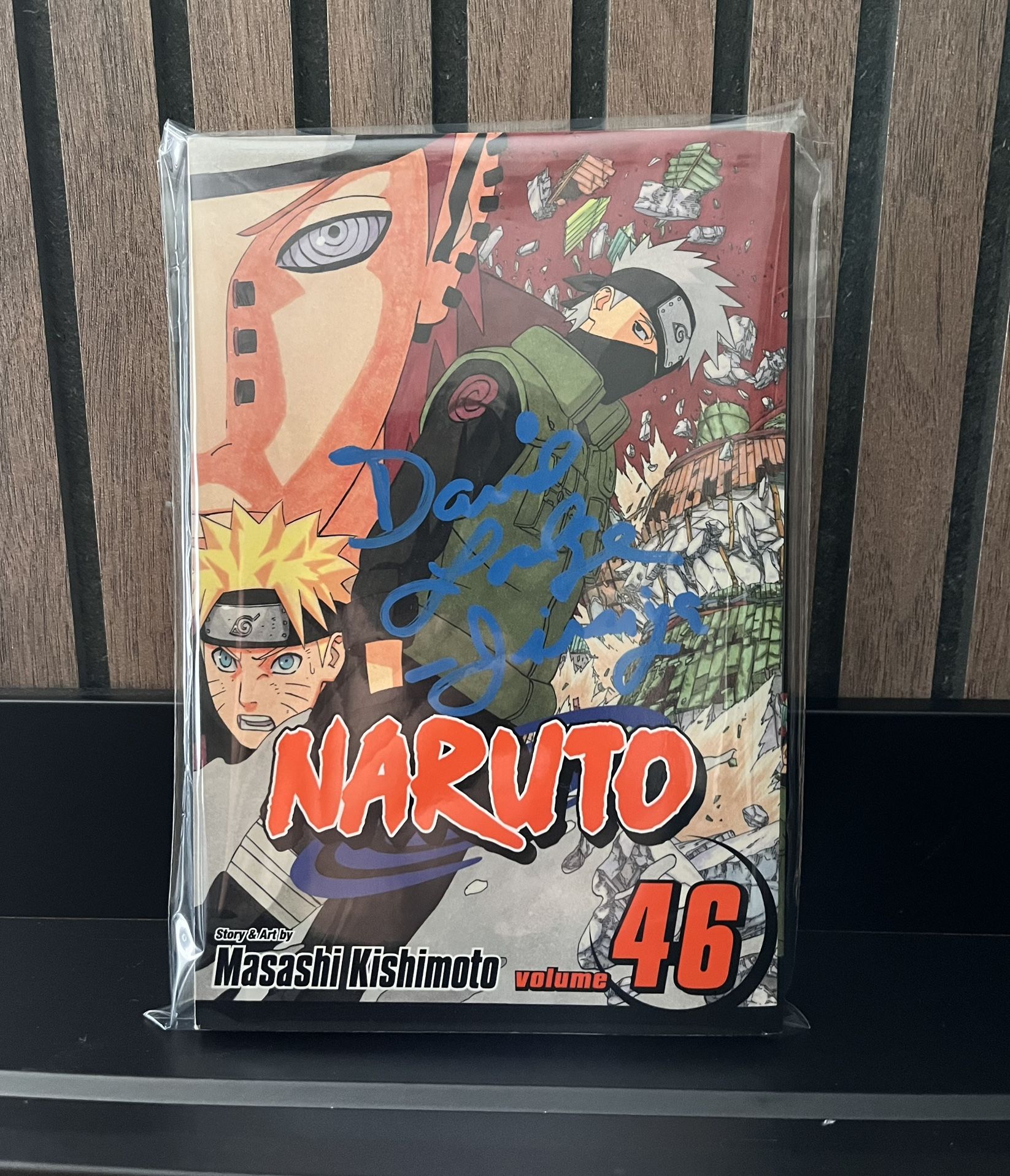 Naruto: Shippuden Volume 46 Autographed Sealed