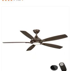 52-in Indoor Ceiling Fan Petersford LED With Remote