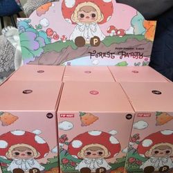 Whole BOX PUCKY FOREST PARTY  6 BOX  PLUSH PENDANTS 