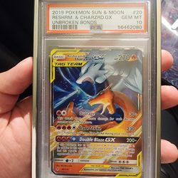 Charizard And Reshiram Tag Team Psa 10