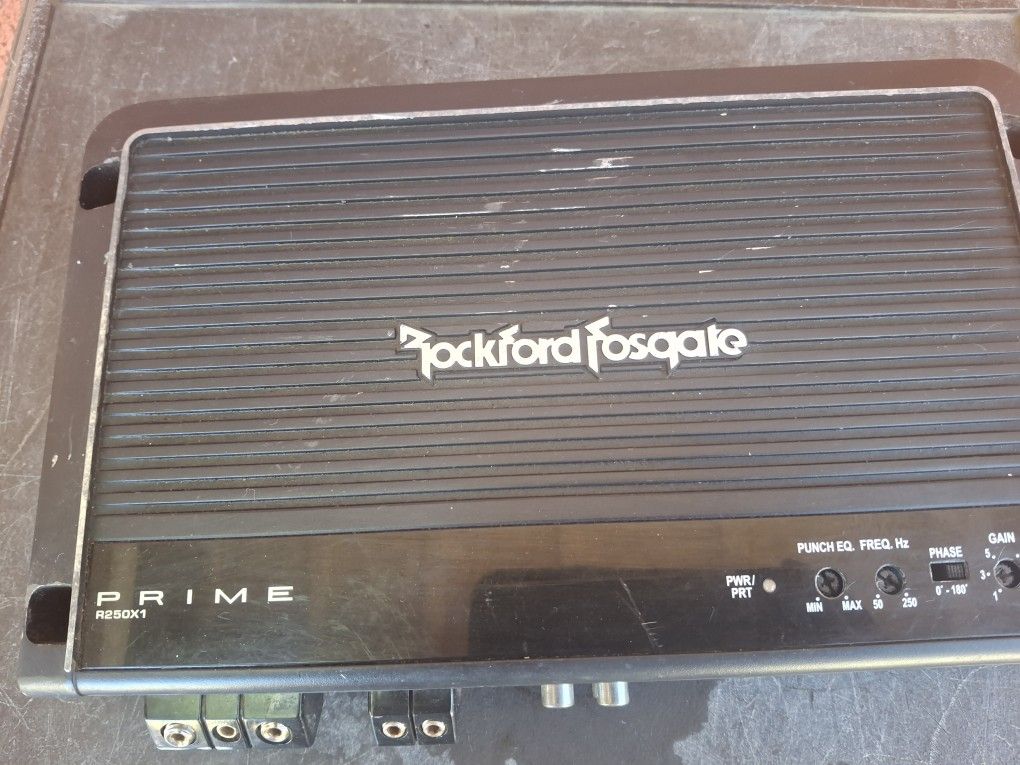 AMPLIFICADOR AMPLIFIER ROCKFORD FOSGATE 250.1 MONO BLOCK GOOD CONDICIÓN ABLO ESPAÑOL 