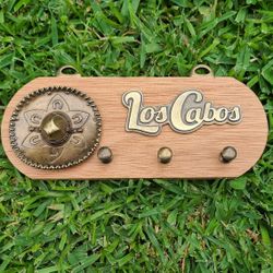 Wooden Key Holder Los Cabos