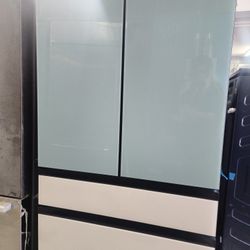 New Bespoke Four-door White And Blue Panels With Beverage Center 