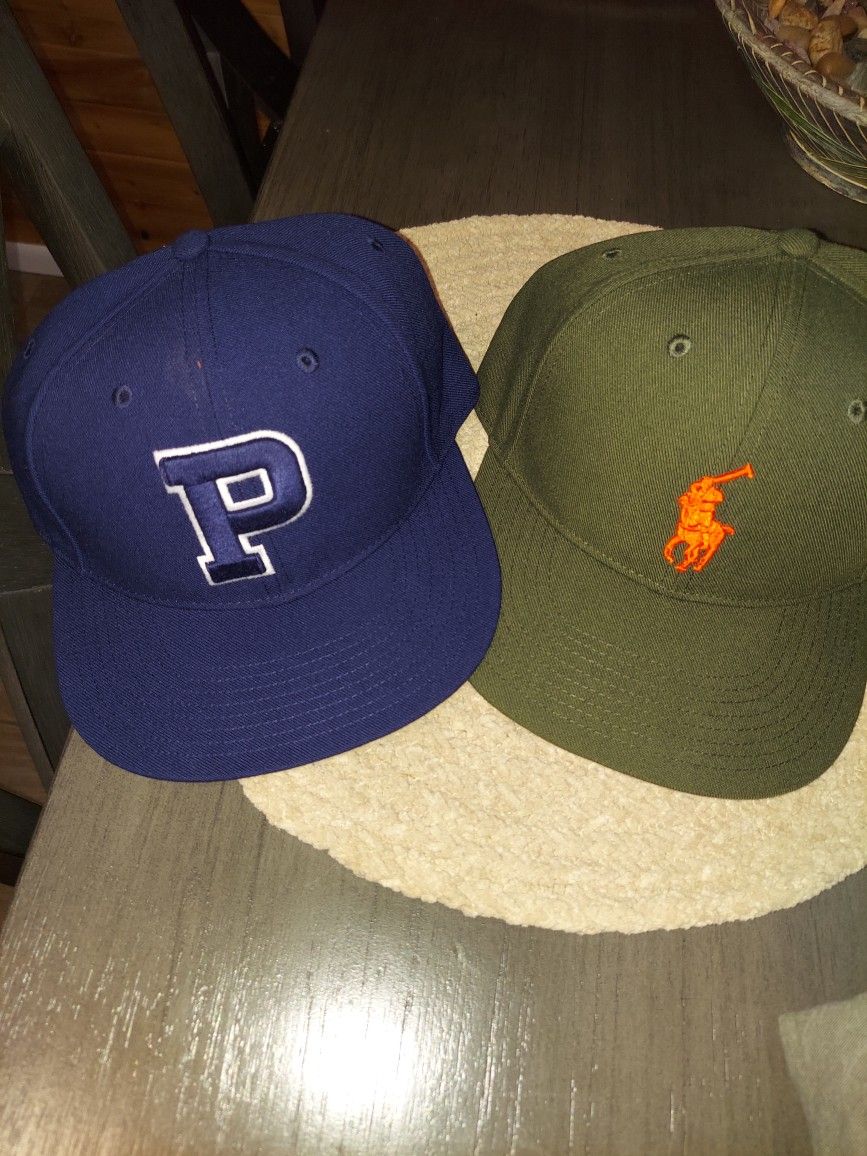 strap back polo hats, new