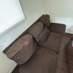 3 Seat Brown couch