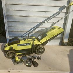 Ryobi 18v Battery Operated Lawn mower