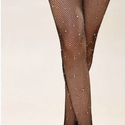 Brand New Costume Diamond  Fishnets! 