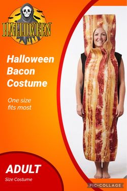 Halloween Bacon Costume Adult One Size fits most