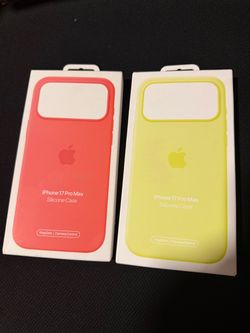 ‼️‼️🔥🔥Authentic Apple Silicone Cases for 17 Pro Max🔥🔥‼️‼️