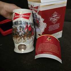 Collectors edition Budweiser Beer Stein 2014 edition