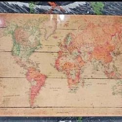 World Map Wall Art,32"×48"