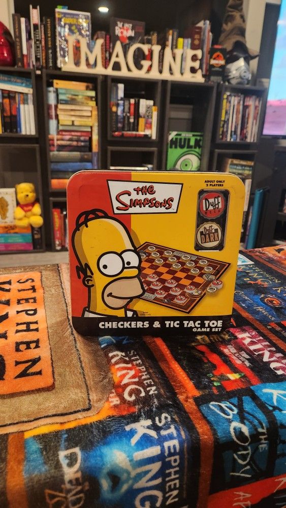 The Simpsons Checkers / Tic-tac-toe