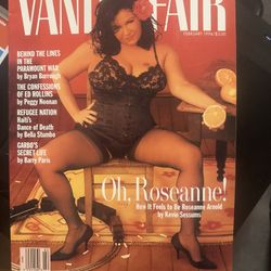Vanity Fair Magazine February 1994 Roseanne Arnold, Ed Rollins, Heidi Fleiss