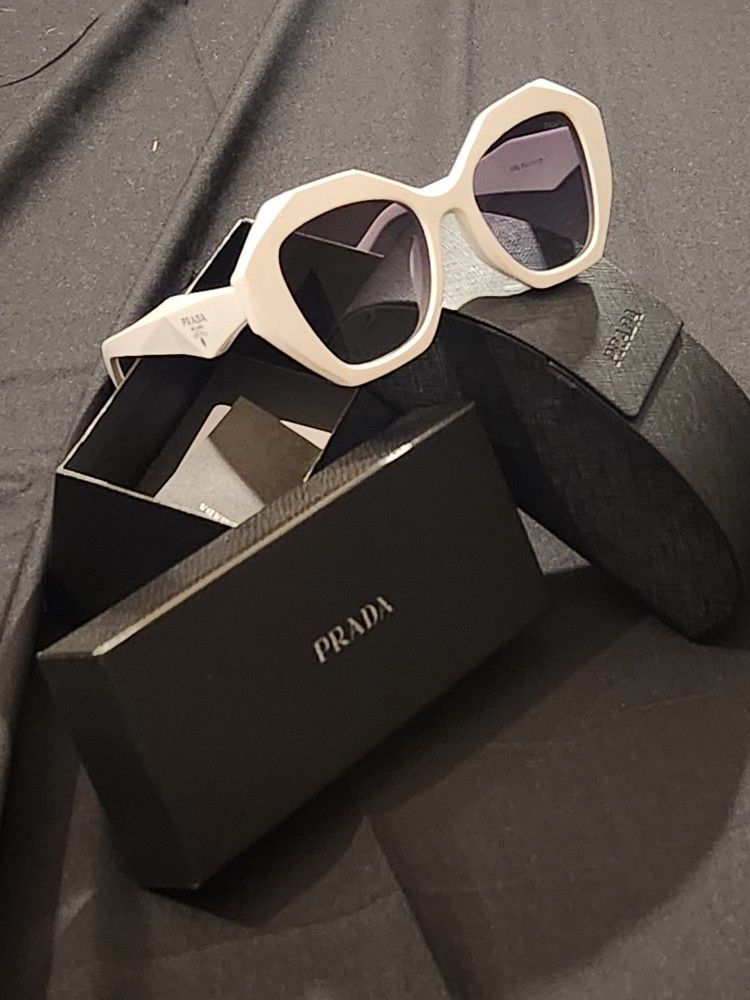 Prada Sunglasses  (White)