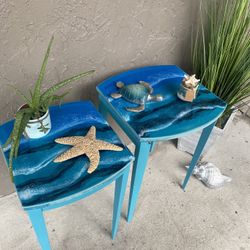 Two Side Tables /plant Stands 