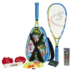 
Speedminton S700 Set - Original Speed Badminton/Crossminton Allround Set Including 5 Speeder, Pitch Bag, Bag
