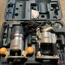 Bosch 1617EVSPK 2.25 HP Router Combo Kit – Fixed & Plunge Base