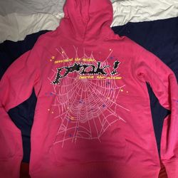 Pink Sp5der Hoodie 