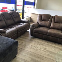 Brown Sofas 2 Pieces!!