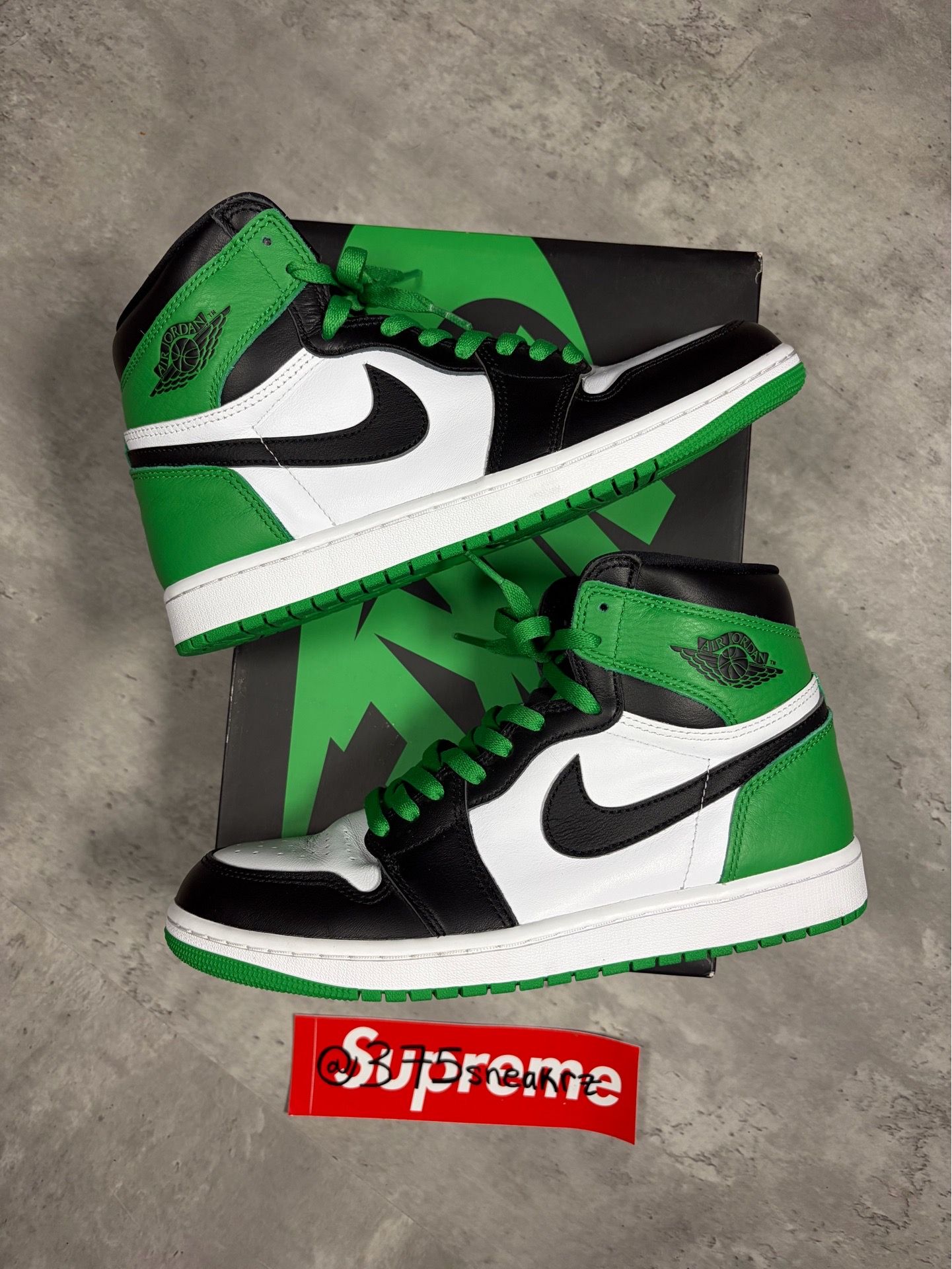 Jordan 1 Lucky Green size 9.5 men