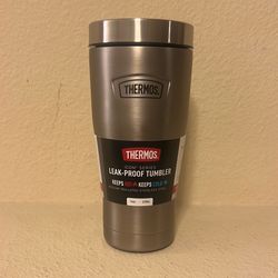 Thermos 16oz Leak-proof Tumblr Icon Series - Silver/Grey
