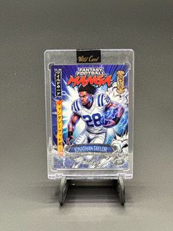 Jonathan Taylor Wild Card Fantasy Football Manga 1/1