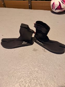 O'Neill Ninja 3mm Split Toe Wetsuit Boots Size 9