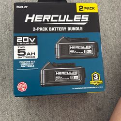 Hercules 2 Pack Battery Bundle