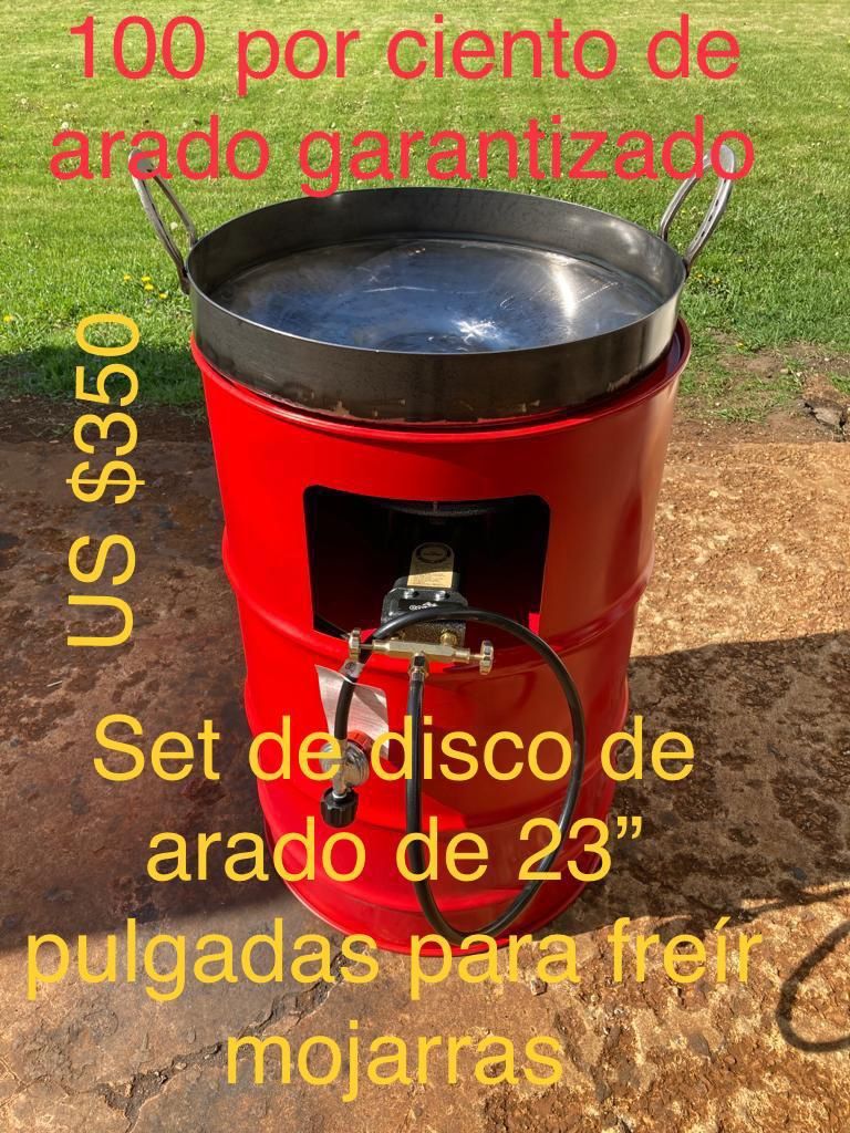 Set De Tambo Completo Con Disco De Arado Para Discadas De 23 Pulgadas