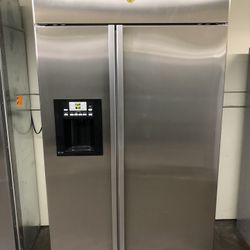 GE Profile 48” Stainless Steel Built In Side By Side Refrigerator 