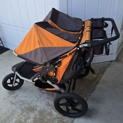 BOB Revolution SE Double Baby Jogging Stroller 