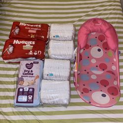 Newborn Diapers & Baby Sling Tub