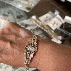 Virgin 14k Gold Filled Bracelet 