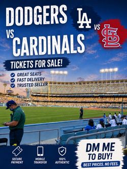 Dodgers vs Cardinals Field Level Tickets