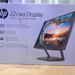 HP Monitor 21.5 in