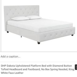 Full Size Bed Frame White