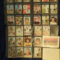 1970/1971 Orioles baseball cards