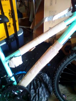 Women blue Kent Mountain bike