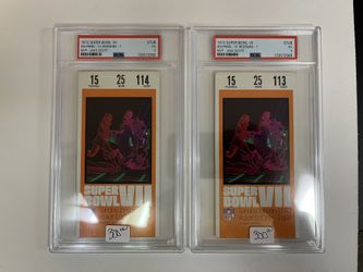 1973 SUPER BOWL VII Tickets