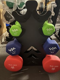 Dumbbell Set With Rack