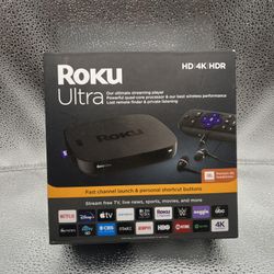 Roku Ultra|Streaming Media Player 4K/HD/HDR with JBL Headphones 4670R-- 2019