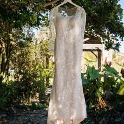 Off White Wedding Dress Oleg Cassini