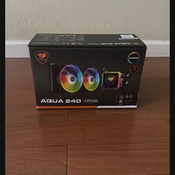 GREAT PRICE!!! Cougar ARGB WaterCooler Aqua 240 Black