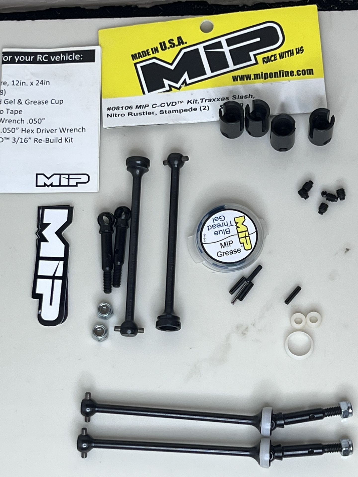 MIP Nitro Rustler Stampede Cvd Kit 4x4