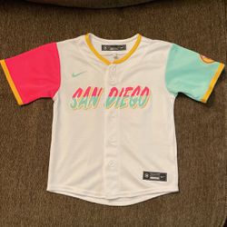 Toddler San Diego Padres Nike White 2022 City Connect Jersey for