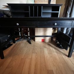 Pier One Black Desk 